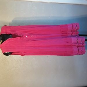 Linen dress made in Italy size large new